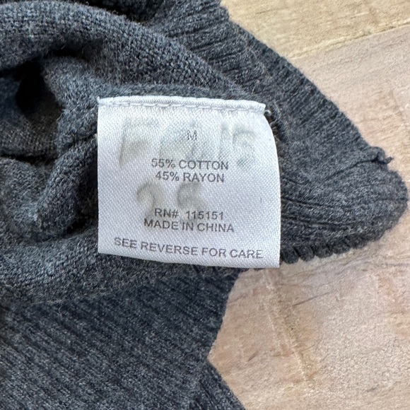 J’Adore ! love Paris Romeo & Juliet knit grey sweater top blouse - Picture 12 of 13